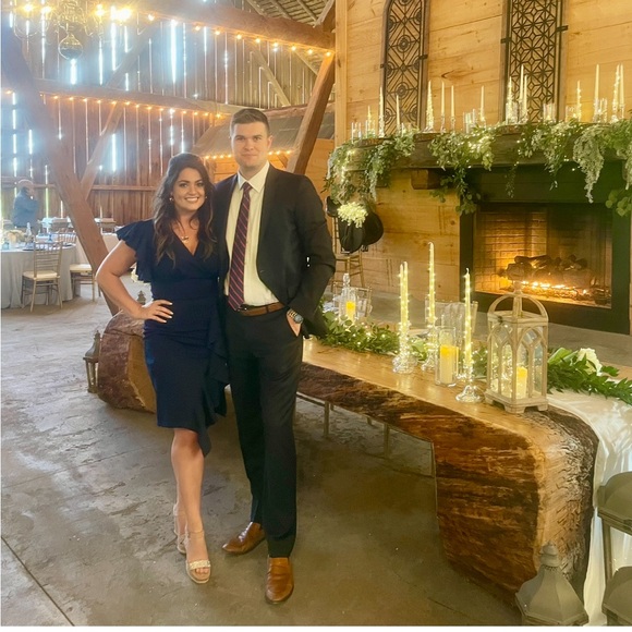 Blue Ruffle Dress - Picture 6 of 6